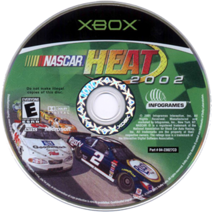 NASCAR Heat 2002 disc for Xbox (XBOX) video game