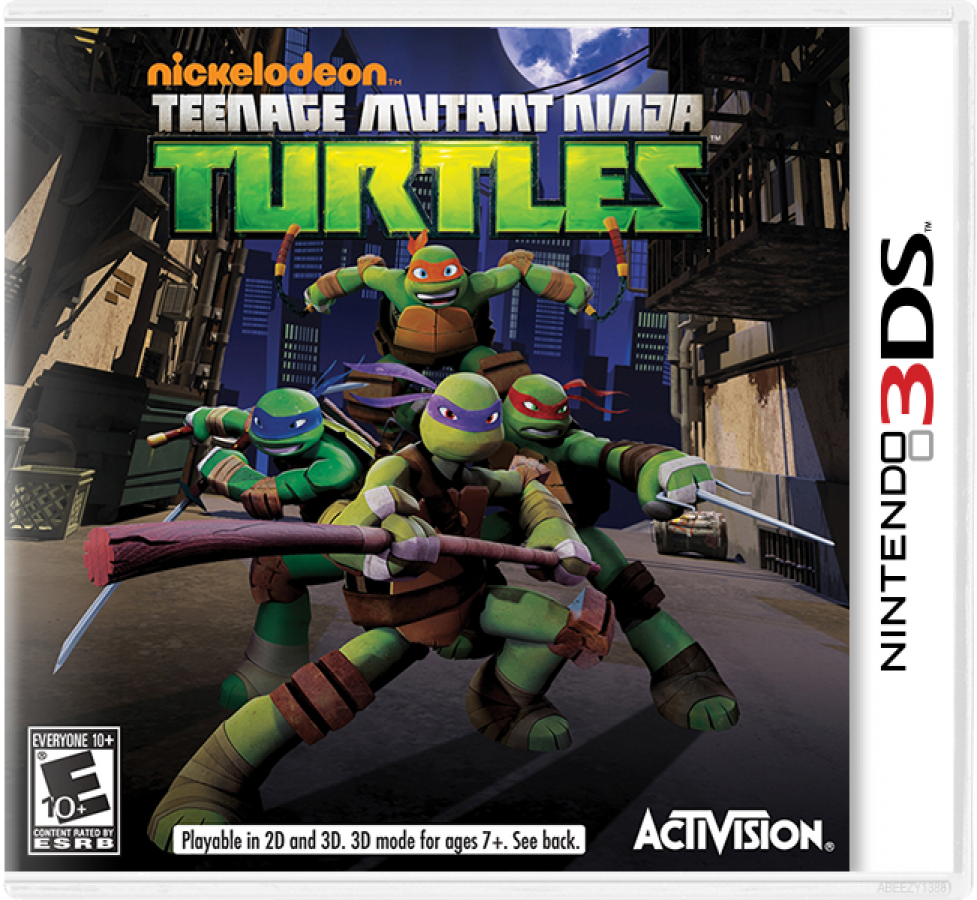 Teenage Mutant Ninja Turtles cover art for Nintendo 3DS (3DS) video game