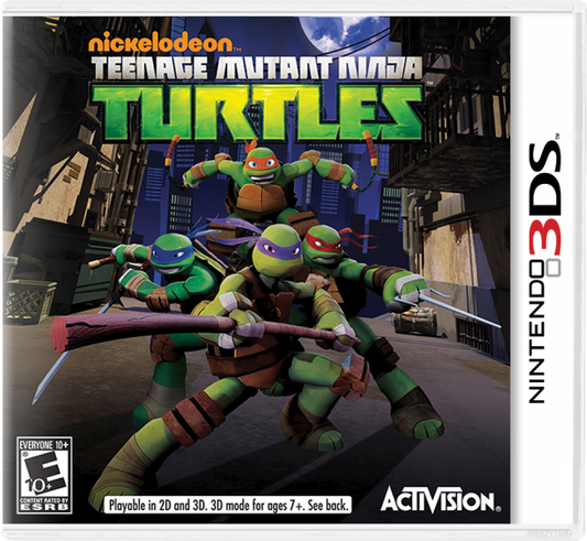 Teenage Mutant Ninja Turtles cover art for Nintendo 3DS (3DS) video game