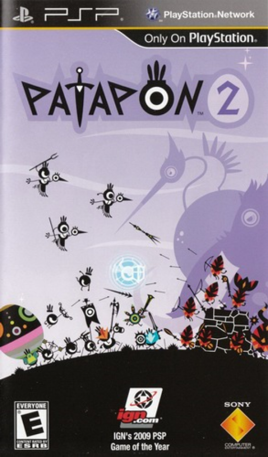 Patapon 2 cover art for PlayStation Portable (PSP) video game