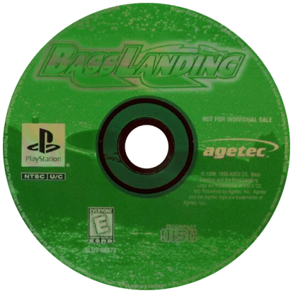 Bass Landing disc for PlayStation 1 (PS1) retro video game