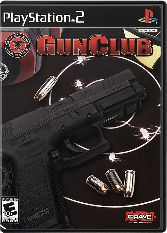 NRA Gun Club cover art for PlayStation 2 (PS2) video game