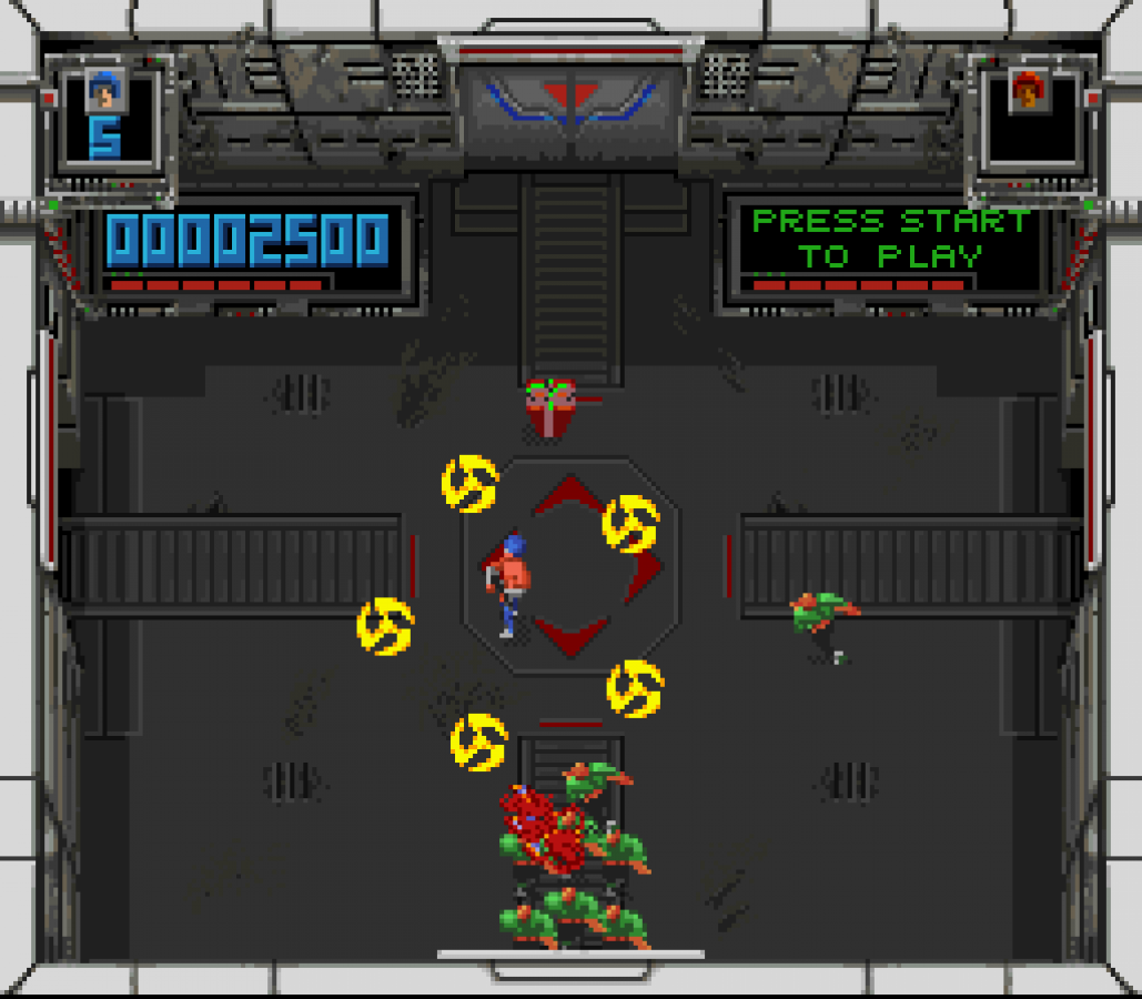 Super Smash TV gameplay image for Super Nintendo Entertainment System (SNES) retro video game