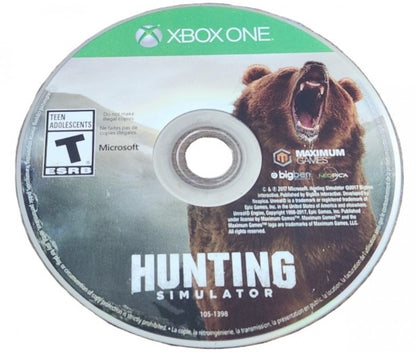 Hunting Simulator disc for Xbox One (XONE) realistic hunting simulation video game