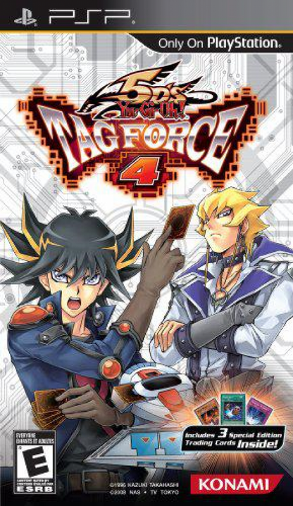 Yu-Gi-Oh! 5D's Tag Force 4 cover art for Playstation Portable (PSP)