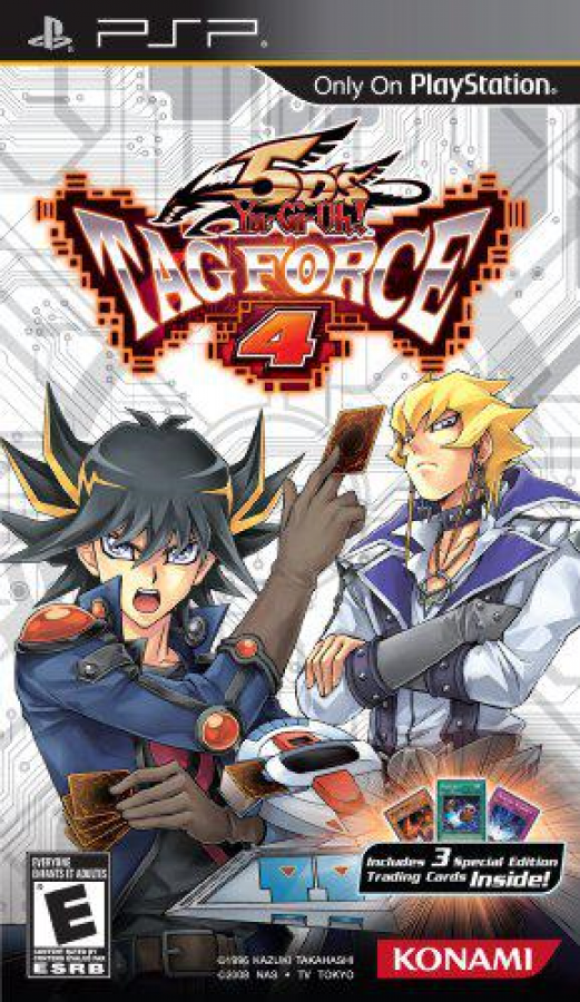 Yu-Gi-Oh! 5D's Tag Force 4 cover art for Playstation Portable (PSP)