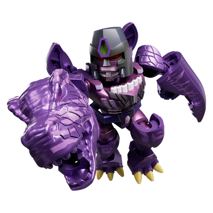 Blokees Transformers Defender Version 06 blind box collectible mini action figure snap fit robot toy Decepticon Autobot character detailed poseable display piece for fans