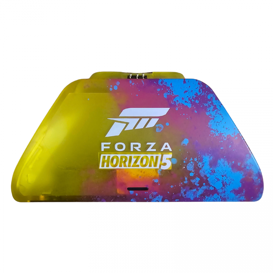 Forza Horizon 5 Limited Edition Controller with Razer Universal Quick Charging Stand Xbox Series X Xbox Series S XSX gaming accessory featuring Forza Horizon 5 themed controller design racing inspired styling wireless gameplay controls ergonomic design rechargeable battery support quick charging stand and Xbox gaming hardware collectible accessory appeal charging stand