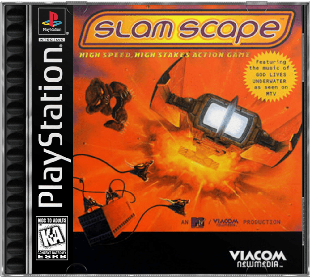 SlamScape cover art for PlayStation 1 (PS1) video game