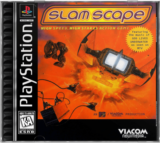 SlamScape cover art for PlayStation 1 (PS1) video game