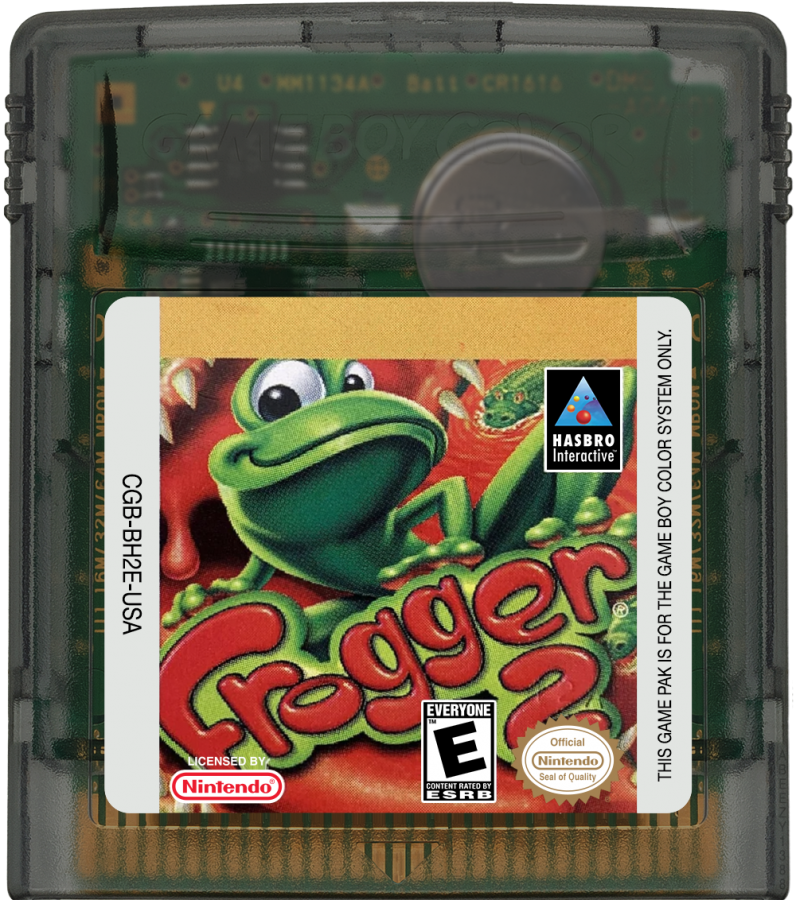 Frogger 2 Game Boy Color action puzzle video game cartridge