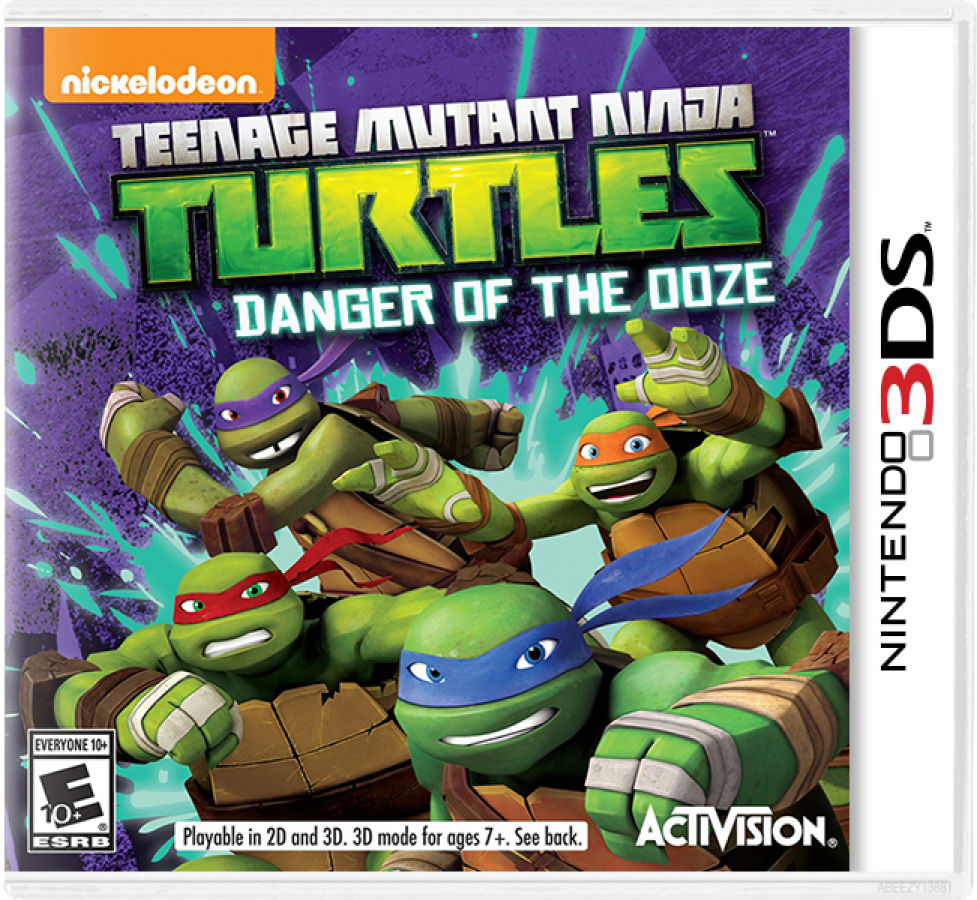 Teenage Mutant Ninja Turtles: Danger of the Ooze cover art for Nintendo 3DS (3DS) video game