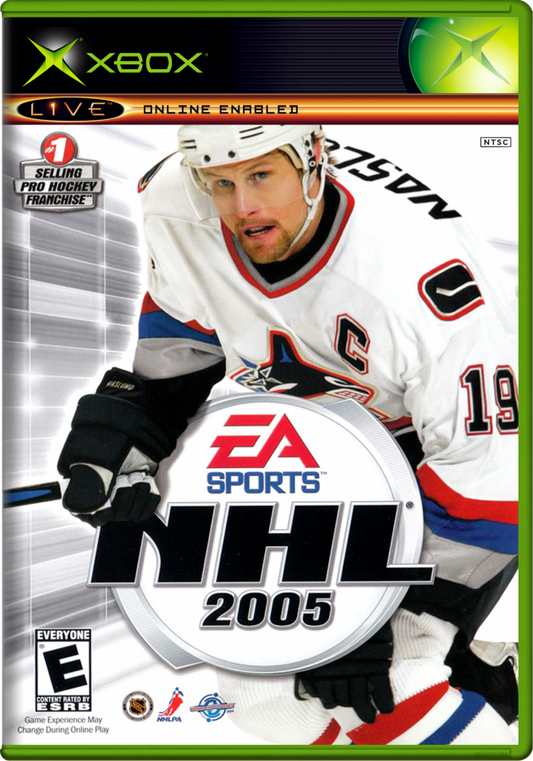 NHL 2005 cover art for Xbox (XBOX) video game