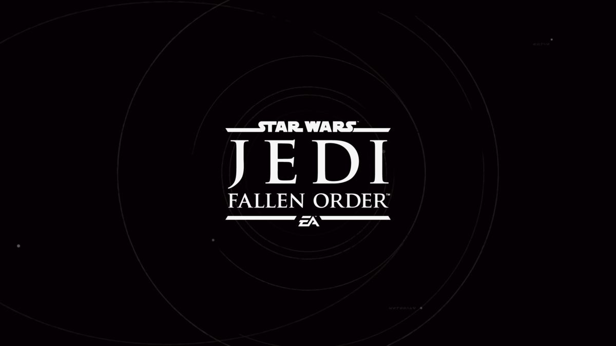 Star Wars: Jedi Fallen Order – PlayStation 4 (PS4) video game title screen, action-adventure
