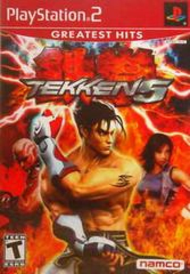 Tekken 5 [Greatest Hits] cover art for PlayStation 2 (PS2) video game