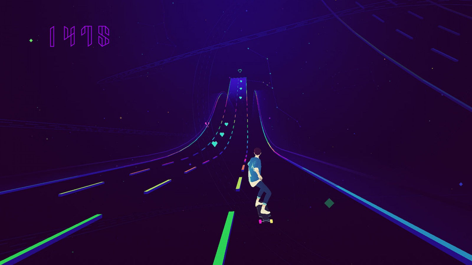 Sayonara: Wild Hearts gameplay for the Nintendo Switch (NS) video game