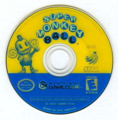 Super Monkey Ball [Player's Choice] disc for Nintendo GameCube (GC) puzzle platform party video game
