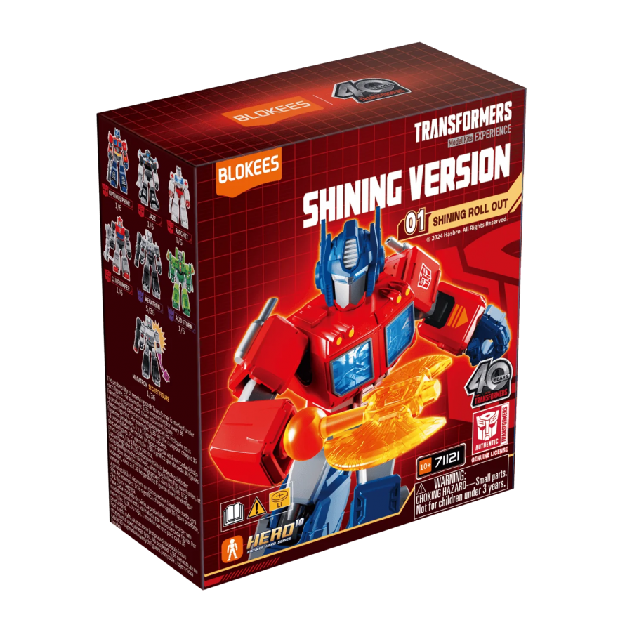 Blokees Transformer Set Shining Version 01 Roll Out 1985 Figure Blind Box Collectible Autobot Decepticon Complete Collection