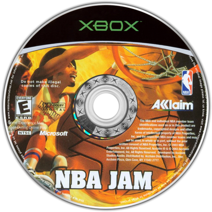 NBA Jam disc for Xbox (XBOX) video game