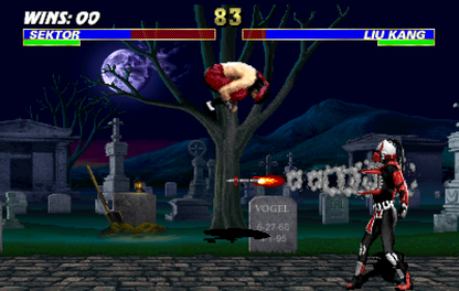 Mortal Kombat 3 Super Nintendo Entertainment System SNES video game, fighting action, arcade-style combat, classic Mortal Kombat franchise title gameplay