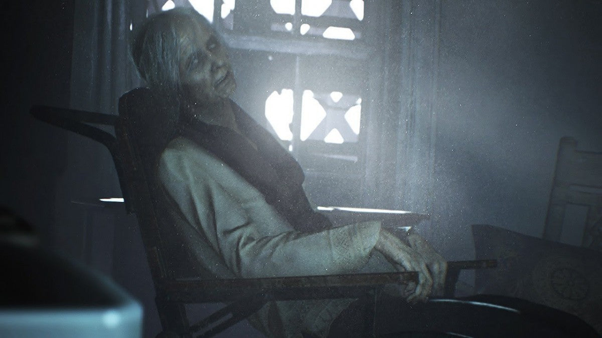 Resident Evil 7 Biohazard PlayStation Hits edition for the PlayStation 4 featuring first person survival horror gameplay with atmospheric exploration puzzle solving intense combat and a story driven experience set in the Baker family estate gameplay