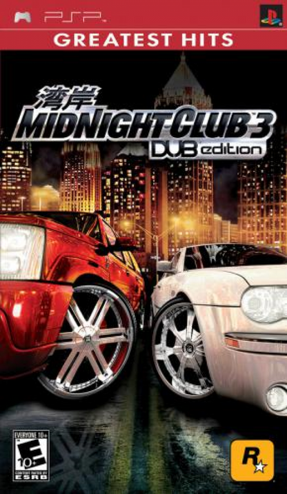 Midnight Club 3: DUB Edition [Greatest Hits]– PlayStation Portable (PSP) cover art for video game