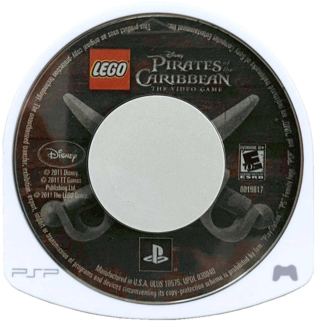 LEGO Pirates of the Caribbean The Video Game PlayStation Portable PSP inspired design featuring family friendly action adventure aesthetic LEGO styled pirate characters Caribbean exploration humorous storytelling puzzle solving cooperative inspired gameplay and swashbuckling movie based excitement presentation UMD
