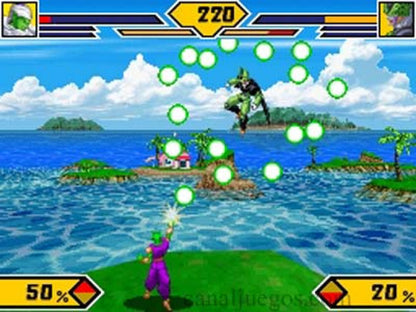 Dragon Ball Z: Supersonic Warriors 2 gameplay for Nintendo DS (DS) anime fighting video game