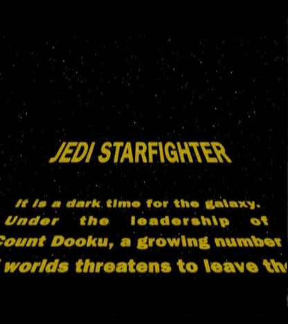 Star Wars: Jedi Starfighter – PlayStation 2 (PS2) video game gameplay, space combat action.