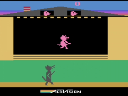 Oink! gameplay art for Atari 2600 (2600) video game