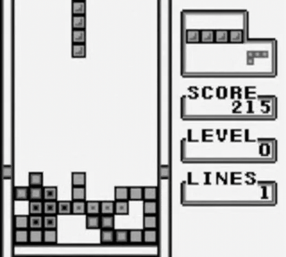 Tetris Plus gameplay art for Game Boy (GB) video game 