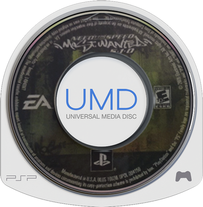 LocalID_34127 Need for Speed Most Wanted 5-1-0 UMD game cover for Playstation Portable video game. 