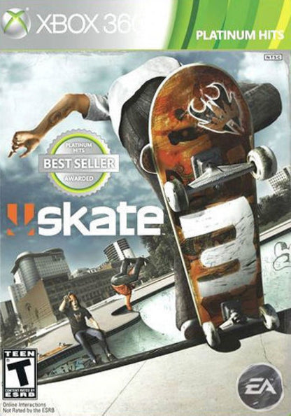 Skate 3 [Platinum Hits] cover art for Xbox 360 (X360) skateboarding sports video game