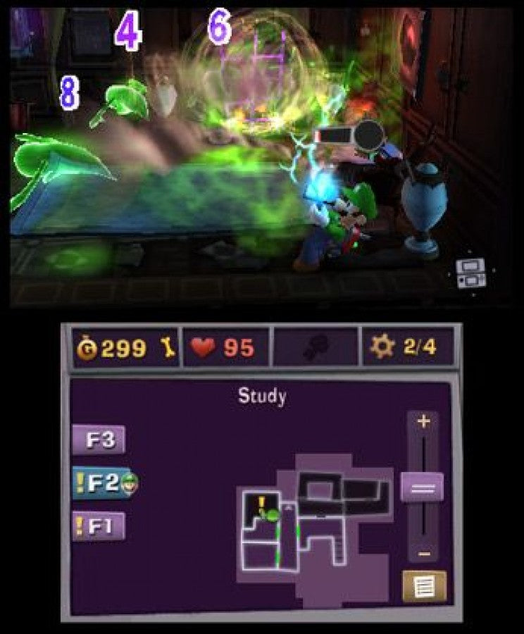 Luigi's Mansion: Dark Moon [Nintendo Selects] gameplay for Nintendo 3DS (3DS) action adventure video game