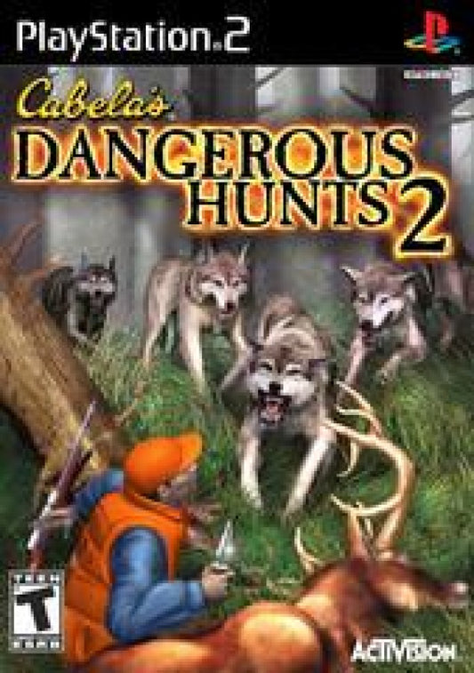 Cabela's Dangerous Hunts 2 cover art for PlayStation 2 (PS2) video game