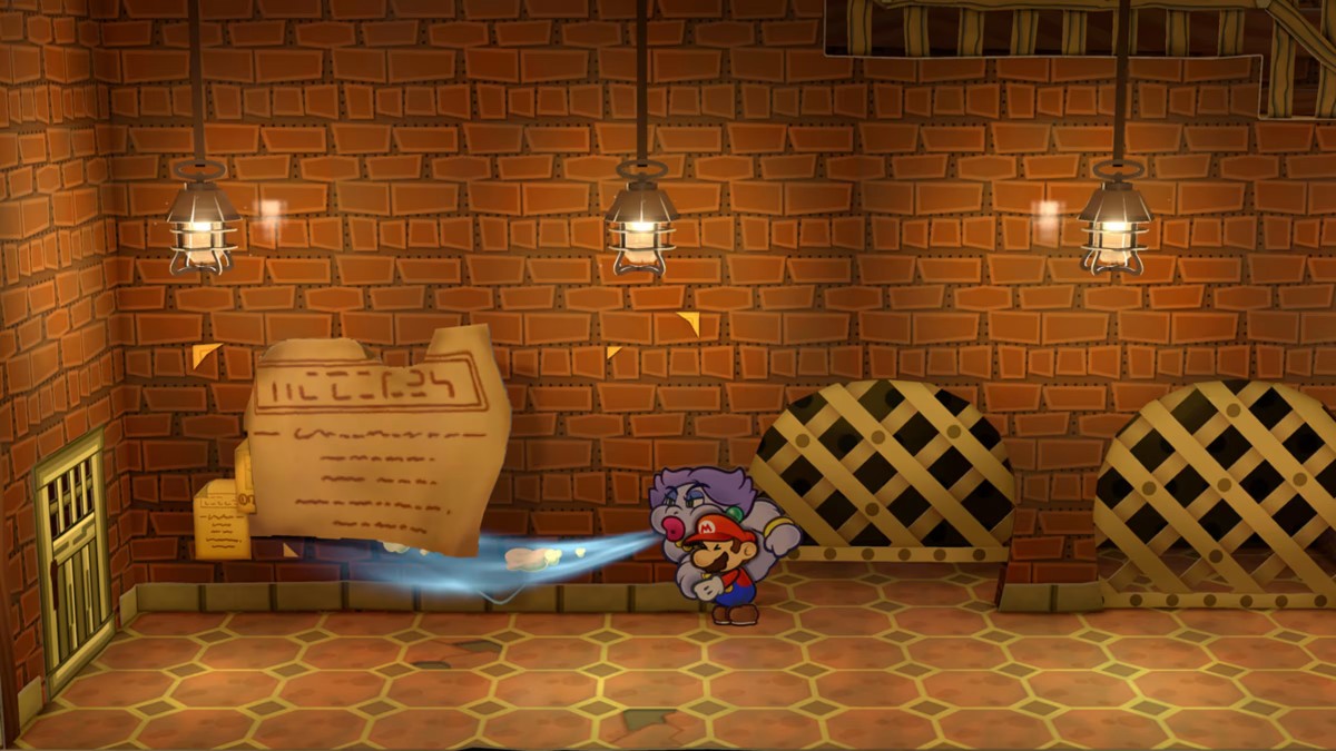 Paper Mario The Thousand-Year Door Nintendo Switch game featuring turn-based RPG combat, charming storybook visuals, and classic Mario adventure gameplay