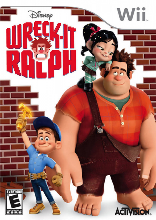 Disney Wreck it Ralph cover art for Nintendo Wii (Wii) video game
