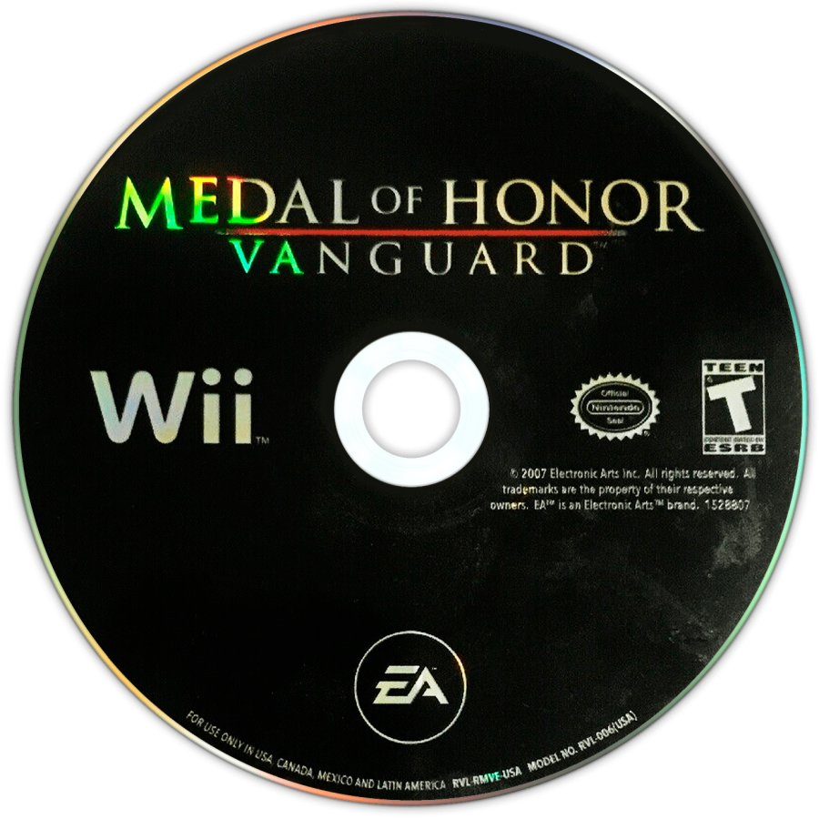 Medal of Honor: Vanguard – Nintendo Wii (Wii) World War II first-person shooter action video game disc