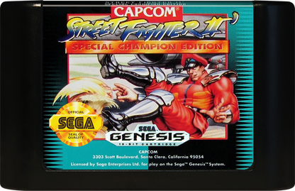 Street Fighter II: Special Champion Edition cartridge for Sega Genesis (GEN) video game