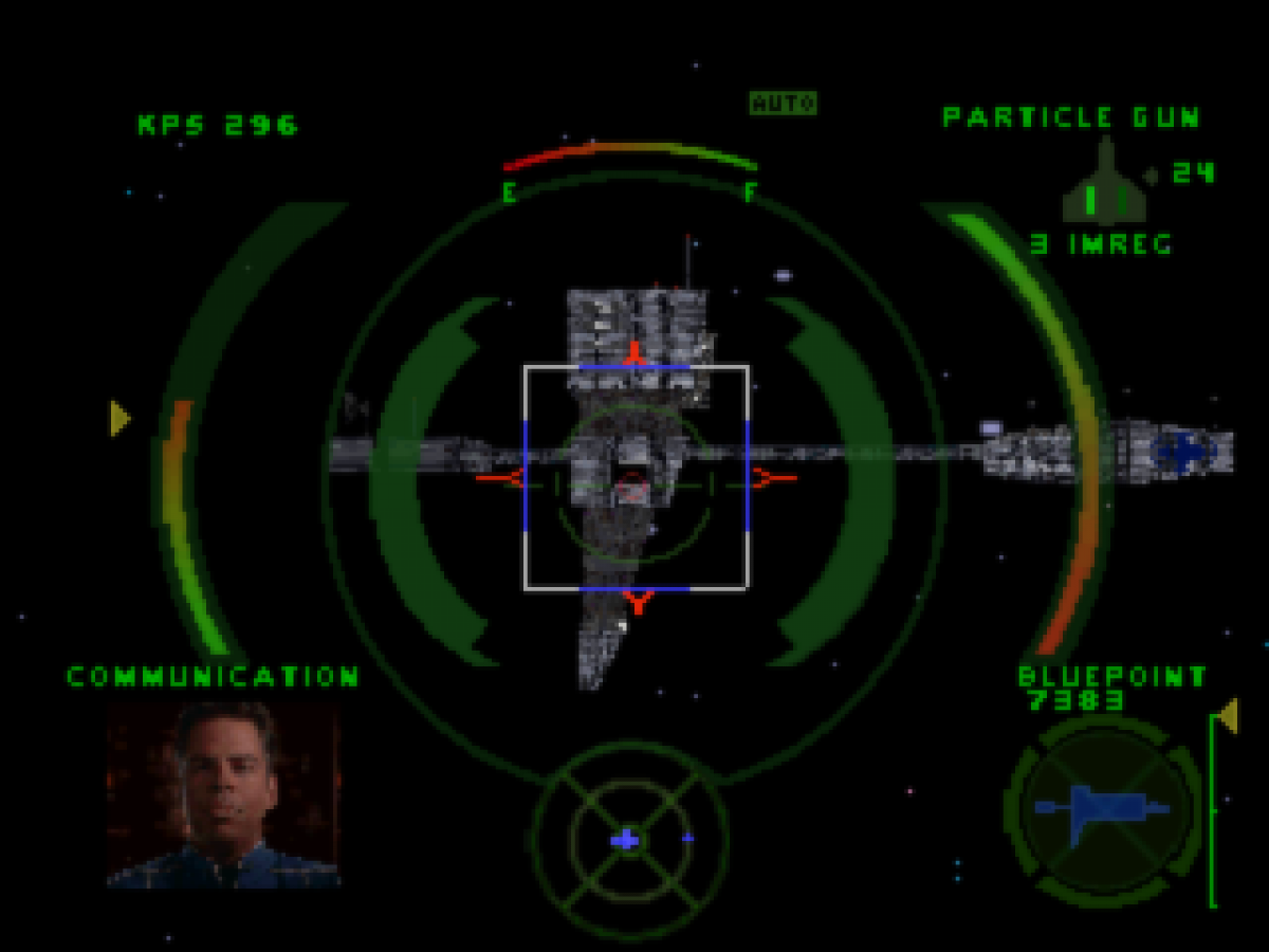 Wing Commander IV retro sci-fi space combat simulation game for PlayStation 1 (PS1) gameplay