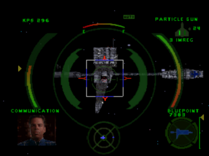 Wing Commander IV retro sci-fi space combat simulation game for PlayStation 1 (PS1) gameplay