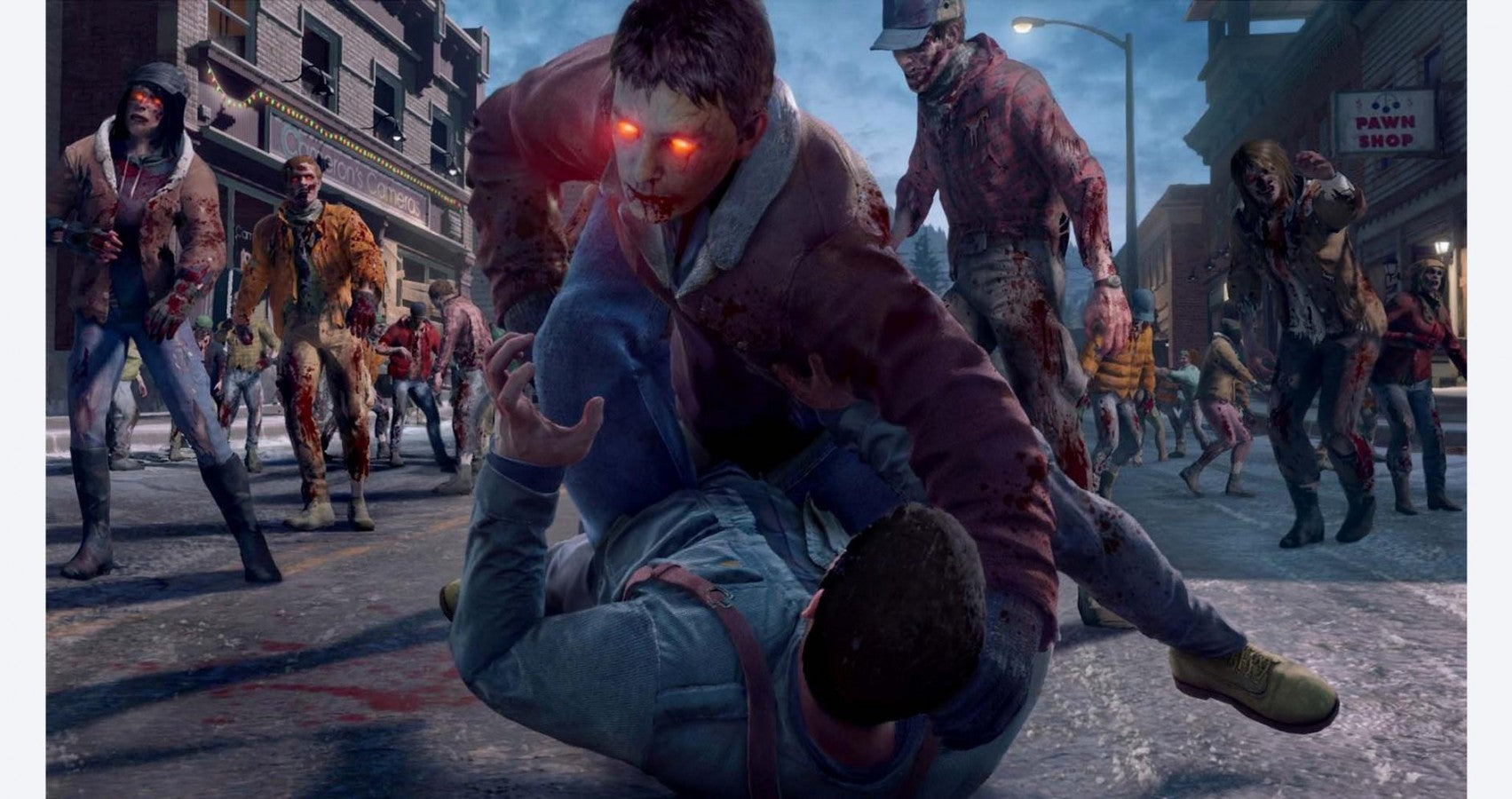 Dead Rising 4 for Xbox One, gameplay image for an action-adventure survival horror video game