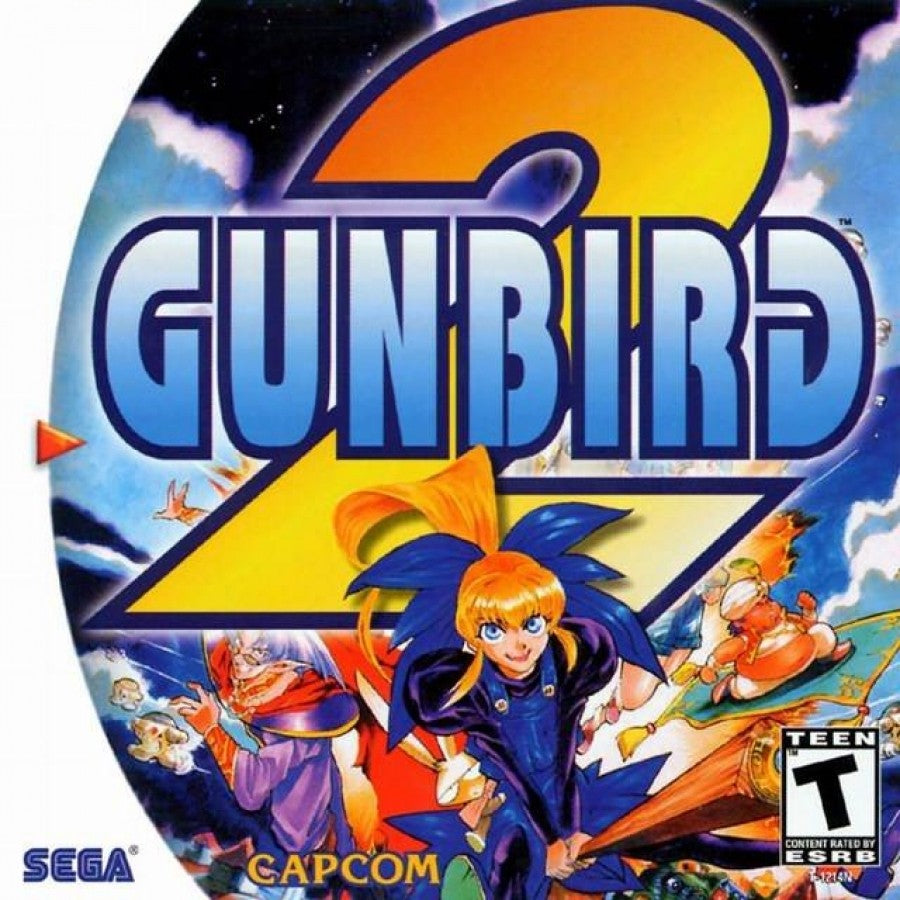 Gunbird 2 Sega Dreamcast retro video game shoot em up cover art