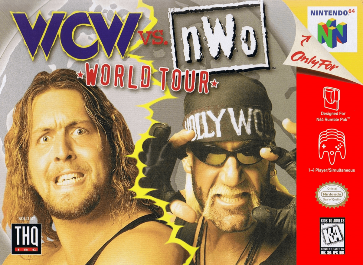 WCW vs nWo: World Tour cover art for Nintendo 64 (N64) video game