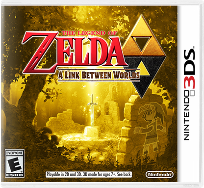 The Legend of Zelda: A Link Between Worlds cover art for Nintendo 3DS (3DS) action adventure video game