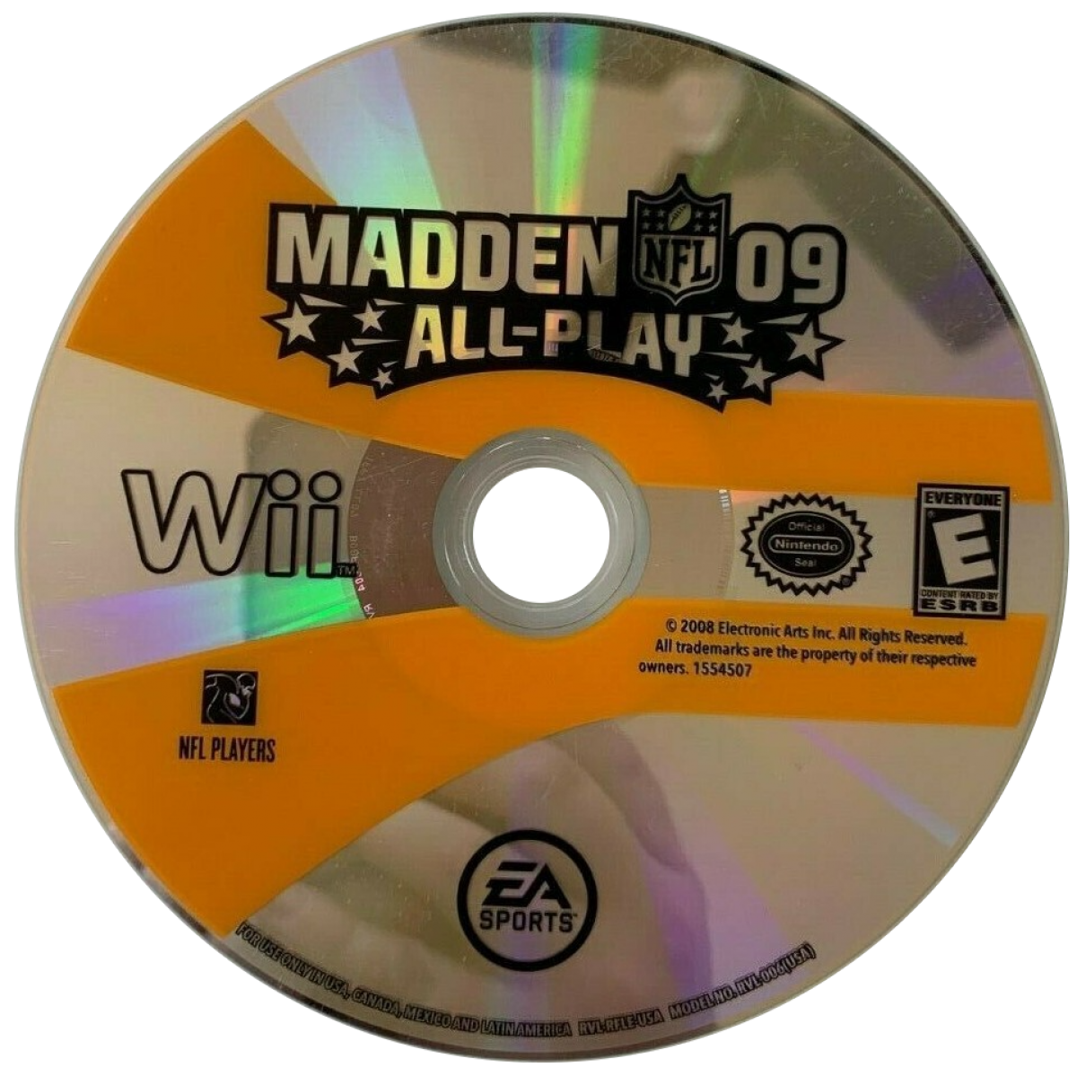 Madden NFL 09: All-Play – Nintendo Wii (Wii) American football sports simulation video game disc