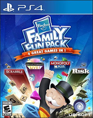 Hasbro Family Fun Pack cover art for PlayStation 4 (PS4) video game
