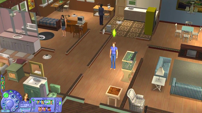 The Sims: Bustin' Out for original Xbox life simulation game featuring career progression open neighborhood exploration character customization social interactions story mode gameplay 