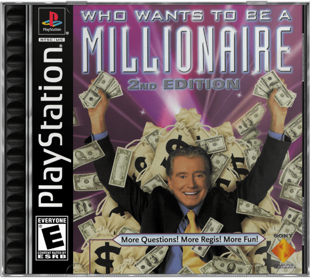 Who Wants To Be A Millionaire: 2nd Edition cover art for PlayStation 1 (PS1) video game