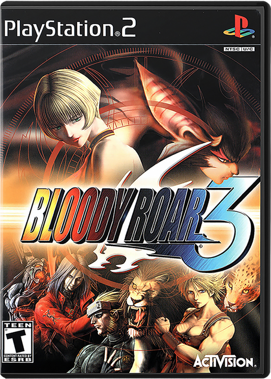 Bloody Roar 3 cover art for PlayStation 2 (PS2) video game